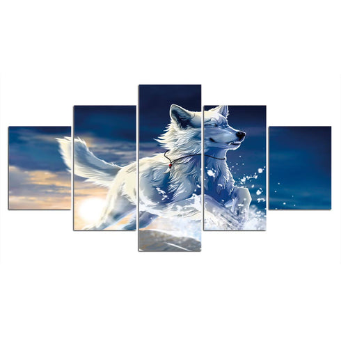 Tableau Loup Esprit